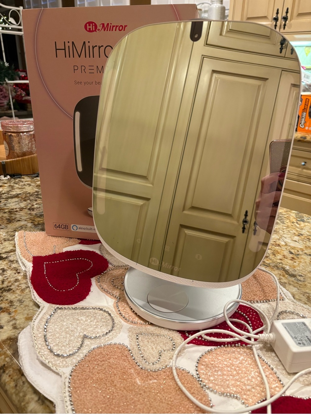 Premium Smart Vanity Mirror in Rose Gold